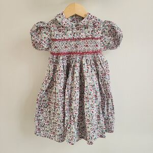 Floral Smocked Kids Dress